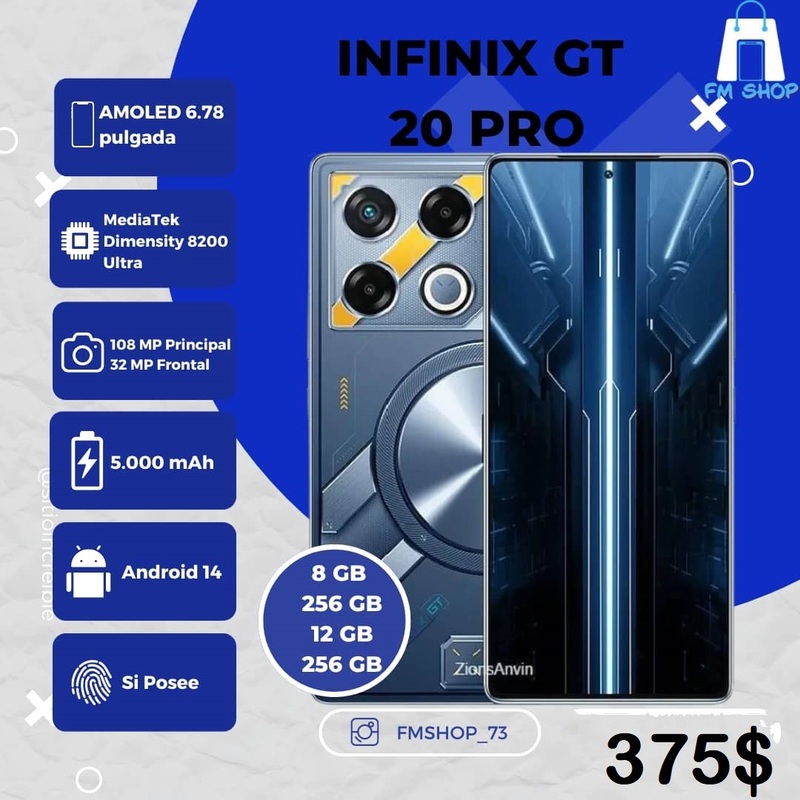 Pantalla: Tamaño: 6.78 pulgadas Resolución: 1080 x 2436 píxeles Tipo: AMOLED con una tasa de refresco de 144 Hz para una experiencia visual fluida. Procesador: Chipset: Dimensity 8200 Ultimate, que ofrece un rendimiento excepcional para juegos y multitarea. Memoria y Almacenamiento: RAM: 8 GB Almacenamiento interno: 256 GB, lo que proporciona un amplio espacio para aplicaciones y archivos. Cámara: Cámara trasera: Triple cámara con capacidades de grabación de vídeo en 4K. Características adicionales: Estabilización óptica de imagen y zoom digital. Batería: Capacidad: 5000 mAh, que ofrece una duración prolongada para el uso diario. Conectividad: 5G: Soporte para redes de última generación. Bluetooth y WiFi para conectividad rápida y eficiente. Audio: Altavoces duales y tecnología de mejora de audio para una experiencia sonora inmersiva.